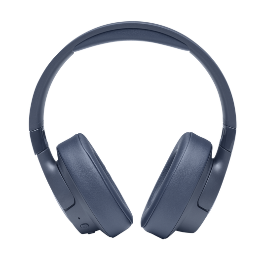JBL Tune 760NC - Blue - Wireless Over-Ear NC Headphones - Front
